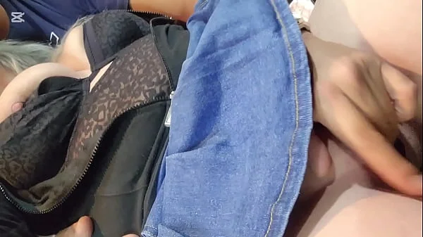 Close up pussy fucking and squirting after creampie