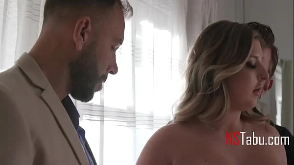 Chubby Hotwife Double Penetrated By Cuck & The Bull