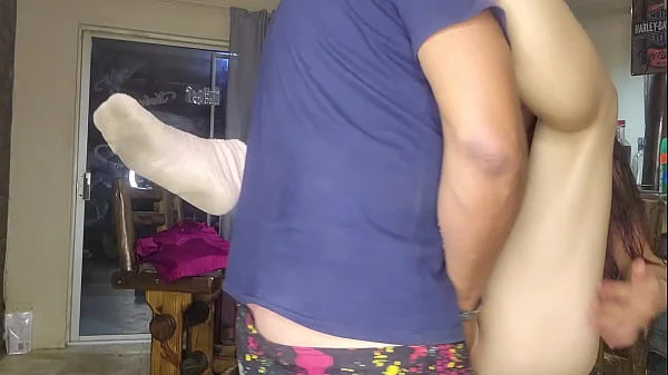 Hot 19 year old stepdaughter got a her first throught pie after tight pussy fuck