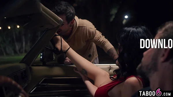 Huge boobs latina wife kinky public sex with husband and stranger