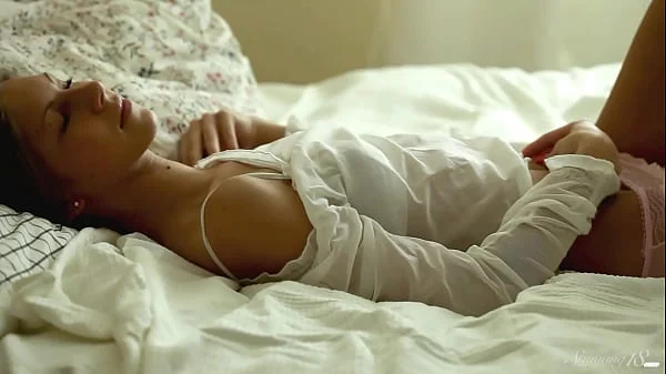 Beautiful Tanned Teen Anjelica Fingers Her Wet Pussy & Cums Hard!