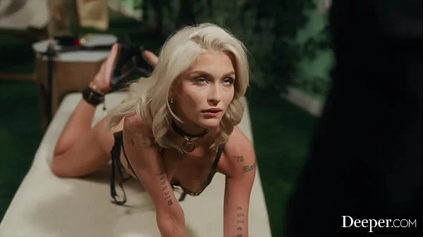 Deeper. Bratty Submissive Emma Rosie Gets Blindfolded, Cuffed, & Fucked In the Ass