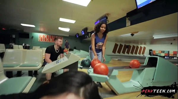 Fucking Sneaky in the Bowling Alley and Getting Filmed