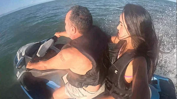 Loucuras no Jet Ski no mar do Guarujá - SP