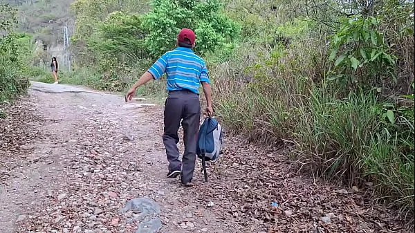 Old perverted day laborer fucks a beautiful busty and big-assed peasant woman