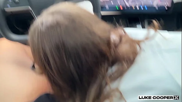 Teaching hot Stepsis how to drive, she makes a move to fuck me