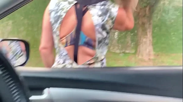 Go away! My wife is coming soon! A stranger is jerking me off on the street near the store.