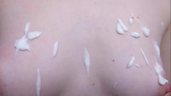 Small Tits and Nipples Play Close Up