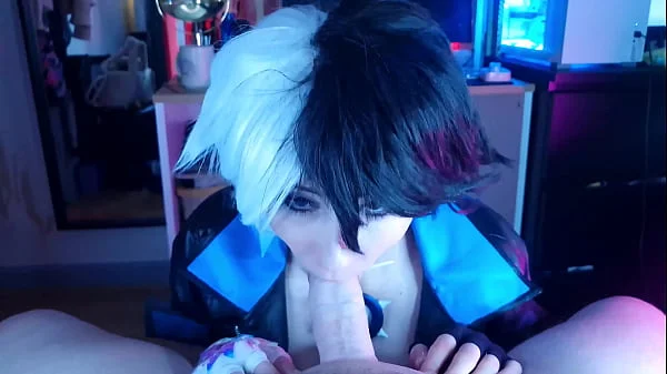 Pervy roommate wanted to see my luna snow cosplay so I dominated him TRAILER