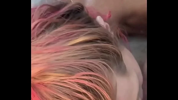 Real hooker lets a guy cum in her mouth in the back of a car then he makes her suck off all the cum