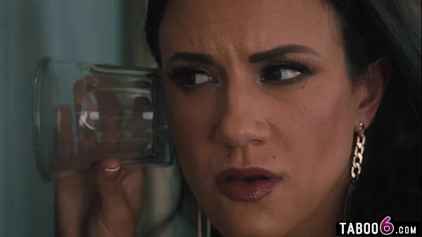 Insecure stepmom MILF helped by her bestie and their two stepsons