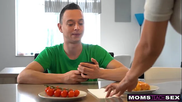 Horny Big Tit StepMilf Shalina Devine Takes Stepsons Cum Twice