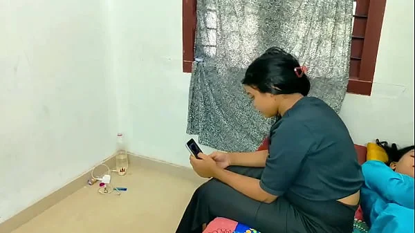 best Threesome Sex 2025 :- Rahul fucked his girlfraind and wife on the same bed, threesome sex enjoyed together