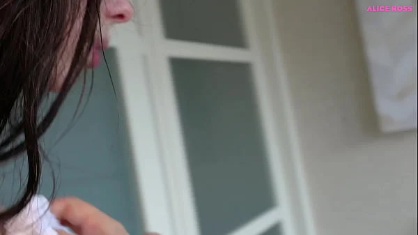 It's fucked up! I'm naked fucking in the bathroom with my hubby's friend while my cuckold waits for me in our bed!