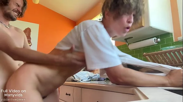 Stepmom's Best Friend Can't Stop Squirting All Over My Dick