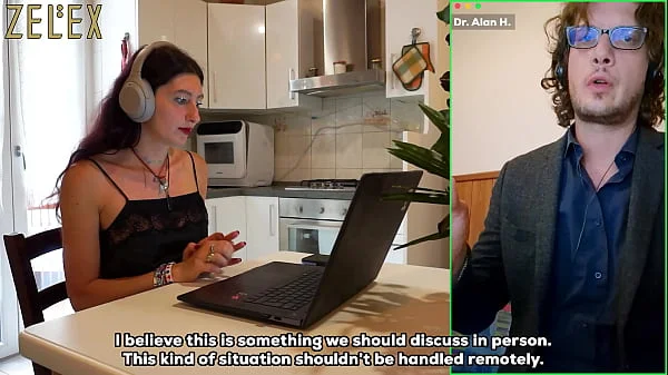 Hot Horny Step Sister Needs Sex Therapy with Psychologist after Creampie Accident with her Step Brother [ZELEX]