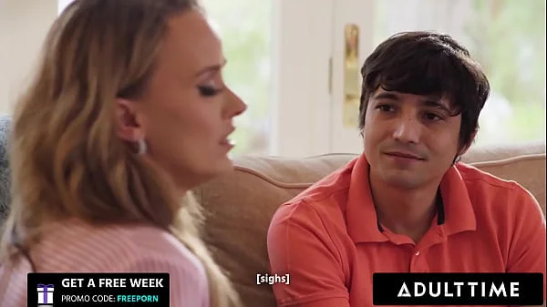 ADULT TIME - Desperate MILF Pristine Edge Makes Deal With Sleazy Stepson! PUSSY FOR CHORES!