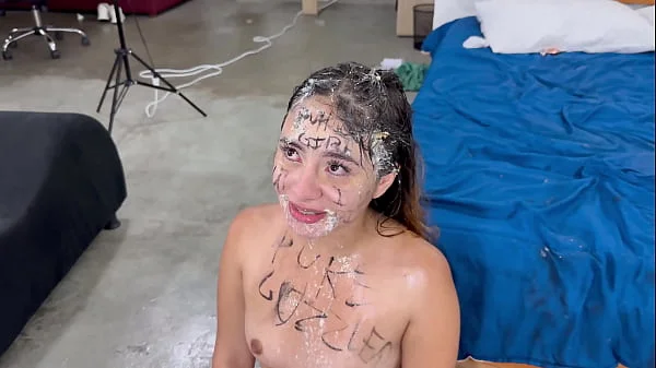 NO MERCY for PUKE and PISS GUZZLING whore SUSSY SWEET (EXTREME ROUGH)