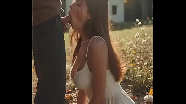 AI gf takes a throatpie like a champ