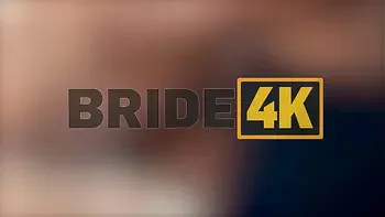 BRIDE4K. Blonde bride with natural tits enjoyed a good fuck on her kinky wedding