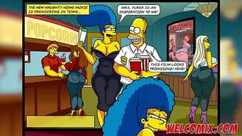 Naughtiness at the movies! The Simpsons Porn Comics
