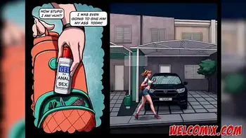 Midnight at red light district! Anacondas porn comics!