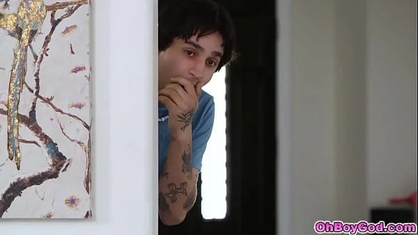 Stepmom London River lets Elias Cash check her out some more eagerly fishing for more compliments