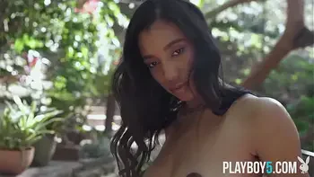 UFC octagon girl is a HOT black MILF with huge natural tits