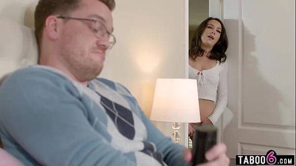 Latina wife walks in on her family member fucking a Fleshlight