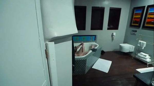 Stepmom Catches Stepson Watching her in Motel Room – Fucks Him to Anal Creampie