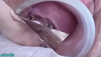 Japanese Mom Cervix Penetration with a Toy Doll and Realistic Dildo