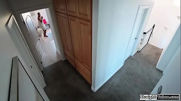 Stepdad wanted to spy so now I make him watch me masturbate