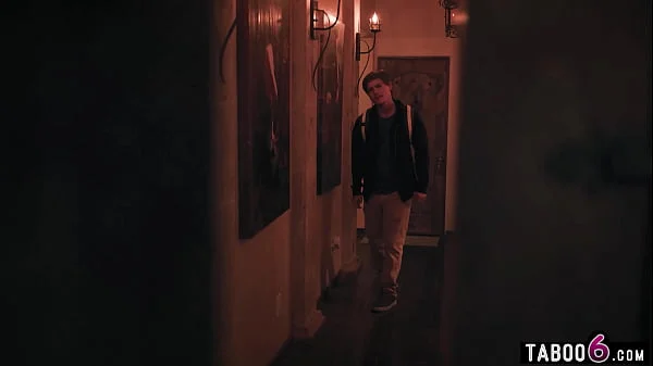 4 MILF stepmoms fuck their stepson together in this twisted story