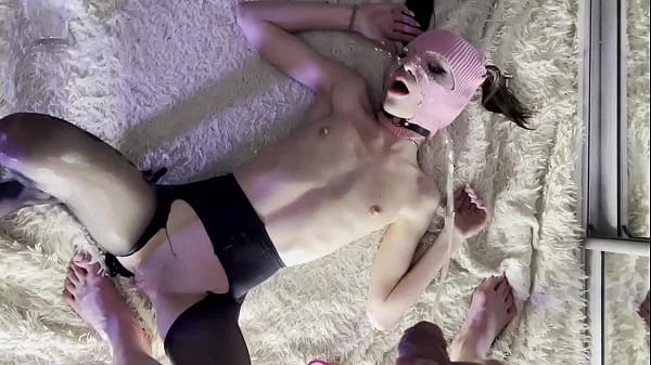 Degrading Piss Fuck session for Skinny Teen NicoleWet (in front of the Mirror) | Piss Drinking, Rough, Sloppy, Anal, FaceFuck, Drooling, Spits, Slaps, Humiliation, Swallow, Cum in Mouth