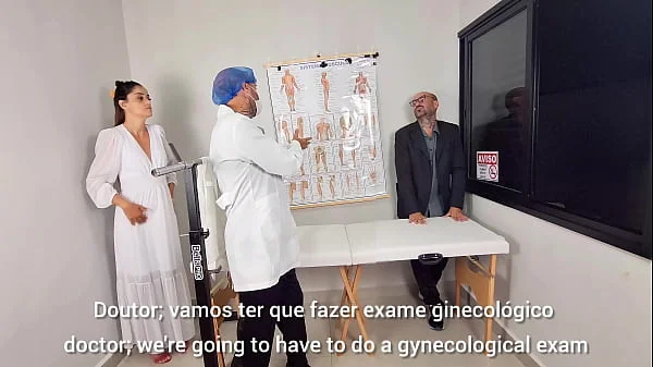 Noivo corno leva sua noiva ao médico que teve que fazer exame ginecológico!