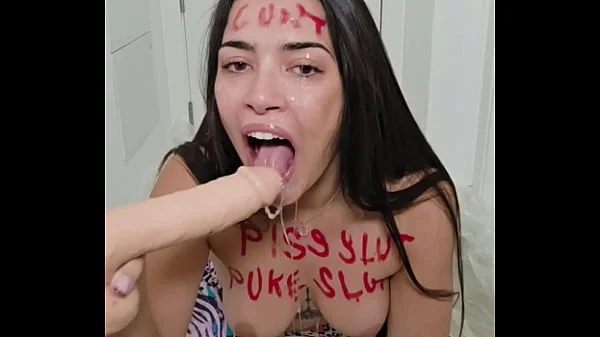 Becoming a piss and puke slut