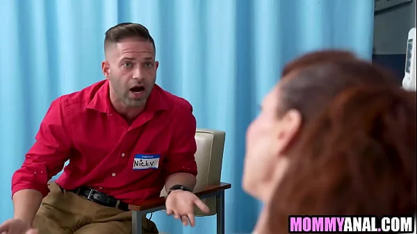 Hospitalized MILF anal fucked by stepbrother