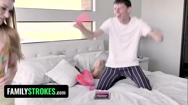 Bunny Deepthroats and Gets Doggystyle Pounded by Stepbrother While MYLF Stepmom Watches