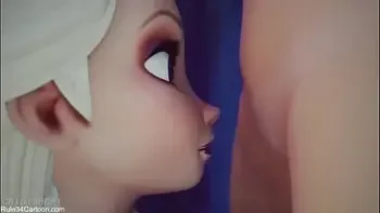 Elsa and Anna ice cube bdsm