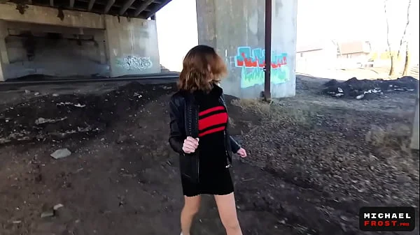 Risky Amateur Public Blowjob and Cum Walk on Natural Tits - POV