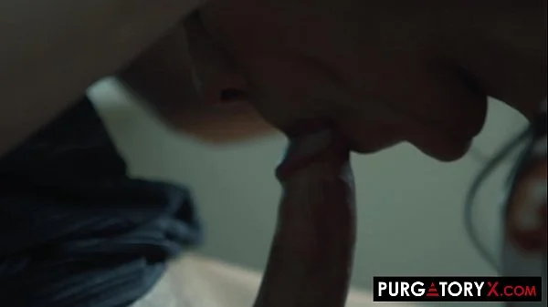 PURGATORYX Petite Lilly Hall deepthroats her priest