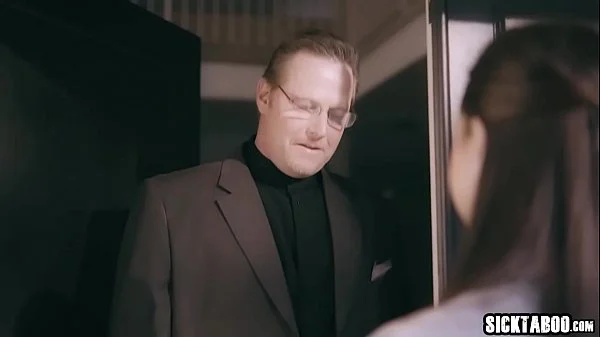 Teen latina babysitter fucked by a perverted house owner