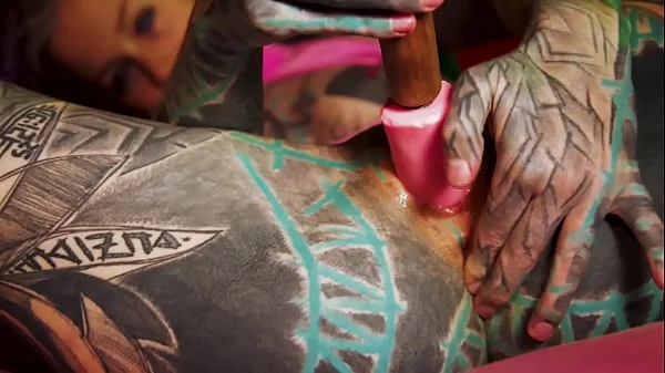 anal cumshot bedroom fuck with tattooed dreadgirl atporn