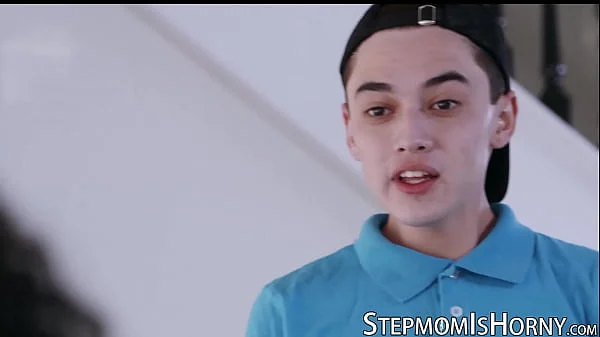 Ebony Misty Stone disciplines stepson with banging