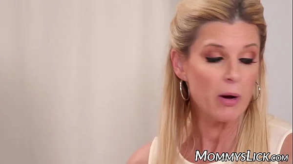 Latina lesbian Gianna Dior fed stepmoms hairy pussy