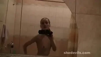 Ultra skinny nude ballerina Rose from She Devils