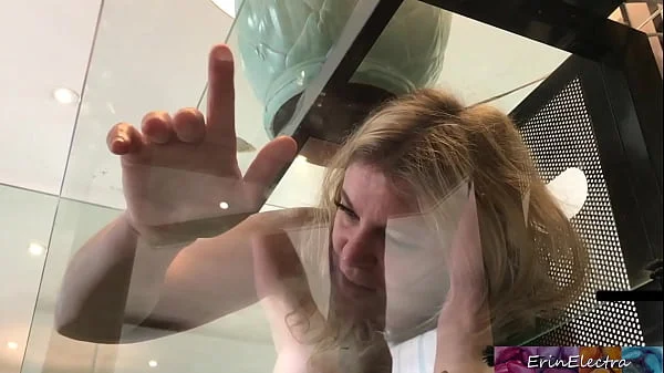 Stepmom gets stuck while sneaking out and fucks stepson to get free - Erin Electra