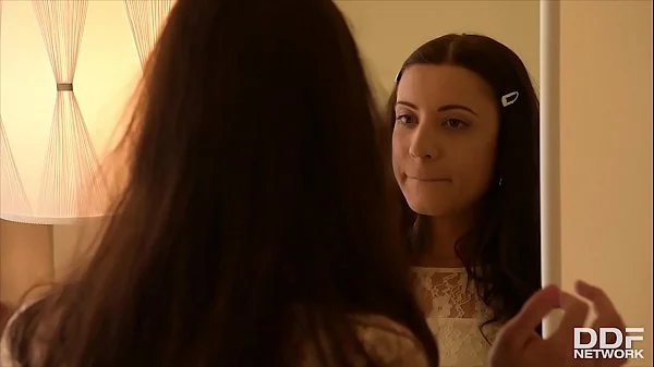 Teenage secretary Therese Bizarre gets her shaved pink pie fucked by boss