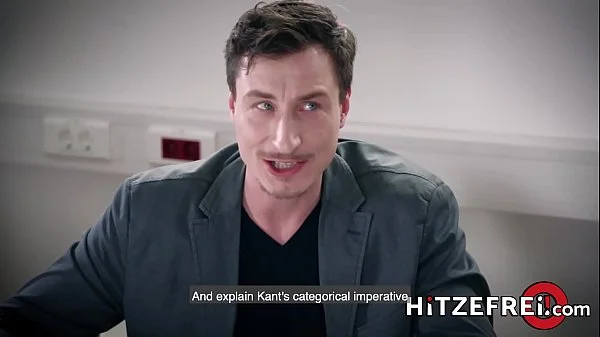 HITZEFREI Naughty threesome with two German blondes