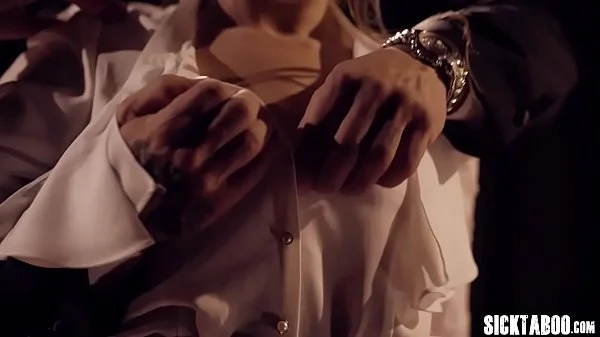 Perverted secretary fucked by a bad boss with his cock